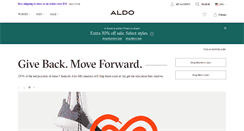 Desktop Screenshot of aldoshoes.com